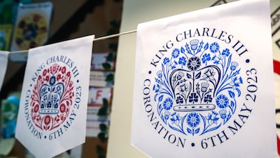 Schools were decorated with flags and bunting. Victor Besa / The National