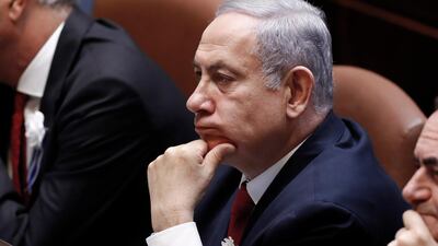 Israeli Prime Minister Benjamin Netanyahu returned the mandate to form a new government on Monday. EPA/ATEF SAFADI
