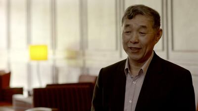 Li Junfeng, director general of the National Centre of Climate Change Strategy Research– National Development and Reform Commission in China, won the Lifetime Achievement Award for the Zayed Future Energy Prize 2017 yesterday.