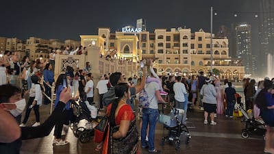 The Dubai Fountain shot with S22 Ultra 5G. Samsung has heavily marketed the device's 'nightography' abilities.