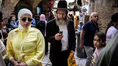 Tension between Jews and Muslims in the Old City is palpable, our correspondent notes. AFP
