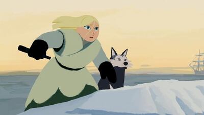 Rémi Chayé’s Tout En Haut Du Monde (Long Way North). Courtesy Diaphana