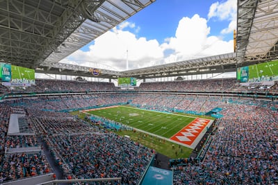 The Hard Rock Stadium in Miami will host the game between Bayern Munich and Boca Juniors on June 20. AP
