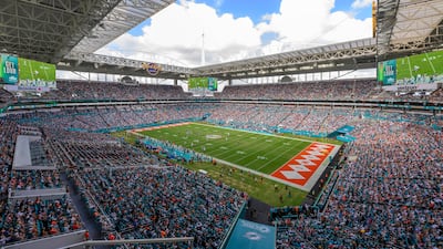 The Hard Rock Stadium in Miami Gardens, Florida, will also host a quarter-final of the 2026 Fifa World Cup. AP