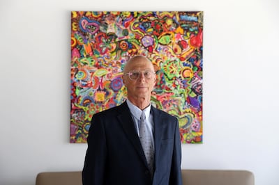 Dr Joerg Finsinger, academic head at Modul University Dubai. Pawan Singh / The National