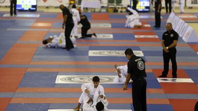 The UAE has been one of the driving forces behind jiu jitsu's rise in popularity in the Middle East. Sammy Dallal / The National