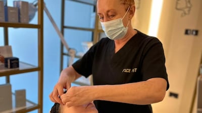 Myofascial release is only recommended after your skin has become used to high-pressure facial massages. Photo: Face Fit