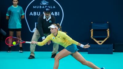 Top seed Elena Rybakina of Kazakhstan secured victory in 2 hours and 17 minutes in Abu Dhabi.