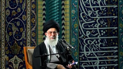 Mr Khamenei says the main goal of the talks is the “stabilisation of the rights of the Iranian nation, including nuclear rights”. AFP