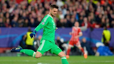 Sven Ulreich in action during the UEFA Champions League quarter-final first leg football match between Sevilla and Bayern Munich on April 3, 2018. Cristina Quicler / AFP