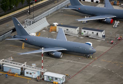 A Boeing KC-46 Pegasus aerial refuelling tanker. Reuters