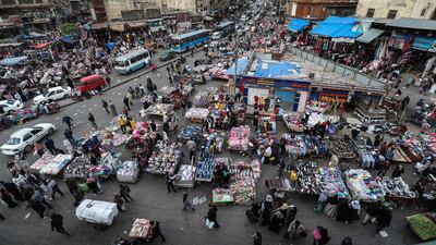 The al-Atba district of the Egyptian capital Cairo. AFP