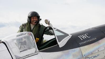 Silver Spitfire pilot, Steve Brooks. Courtesy IWC