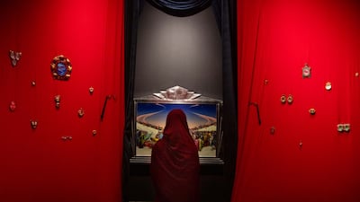 Samo Shalaby's What Lies Beneath features jewelry pieces, paintings as well as antiques. All photos: Department of Culture and Tourism – Abu Dhabi