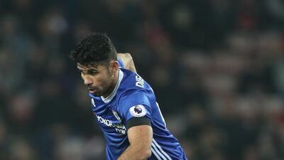 Diego Costa of Chelsea is seen during the Premier League match between Sunderland and Chelsea at Stadium of Light on December 14, 2016 in Sunderland, England. Ian MacNicol / Getty Images