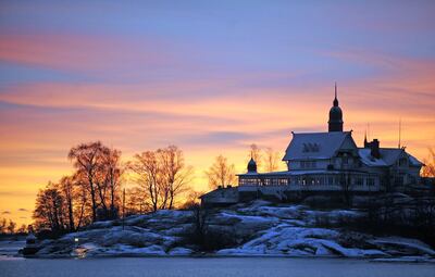 Helsinki - which is six hours away - can now be reached by low-cost airlines from Dubai. AFP