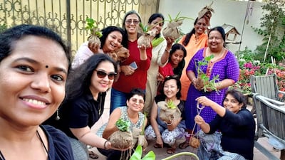 Plant swaps allow members to share advice about tending to different species. Courtesy of Plants Club UAE