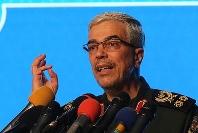 IRGC chief of staff Maj Gen Mohammad Bagheri in 2021. Reuters