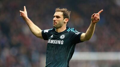 Right-back: Branislav Ivanovic, Chelsea. A player with a habit of scoring vital goals delivered another with an emphatic winner at Villa Park. What a season he is having. (Photo: Clive Mason / Getty Images)