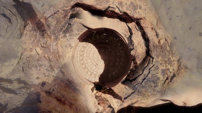 A bird's eye view of the property's internal patio. Courtesy Jean Nouvel