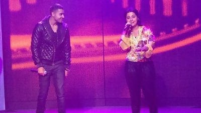 Jay Sean and Shamma Hamdan for Saeed Saeed's story on Coke Studios. May 2013 CREDIT: Courtesy Coke Studios