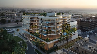 The penthouse at Mr C Residences, Dubai, is on sale for Dh86.3 million ($22.7m). All Photos: Luxhabitat Sotheby's International Realty