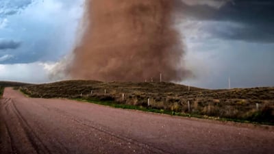 'The Red Terror', Tori Jane Ostberg: 'An incredible EF2 tornado tears through a rural Colorado field after destroying a home. This tornado marked my very first day of my very first great plains storm chase adventure, and it was only a sign of the incredible things to come.'