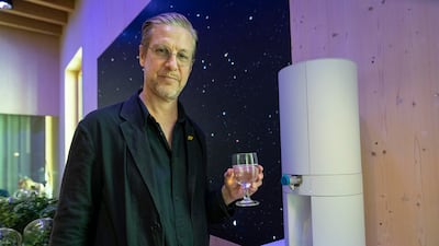 Martin Renck, co-founder and creative director at Wayout International, warned of the need for access to clean water free of pollutants. Antonie Robertson/The National