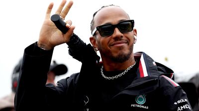Lewis Hamilton has signed a new contract at Mercedes that will extend his period with the team to 13 years. Getty