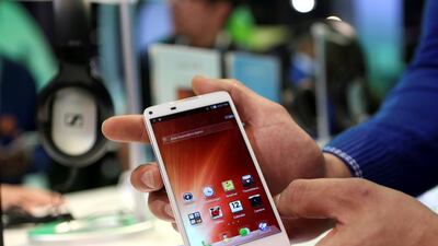 A ZTE mobile telephone. The company relies on US components for its smart phones and networking gear. Photo: Reuters