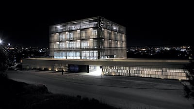 The $24 million A.M. Qattan Foundation Cultural Centre stands proudly on a hillside in Ramallah. It was the dying wish and legacy of Omar Al Qattan's father who did not live to see its completion. Courtesy A.M. Qattan Foundation