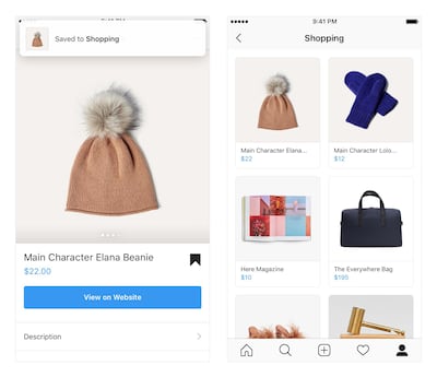 Shopping Tags by Instagram