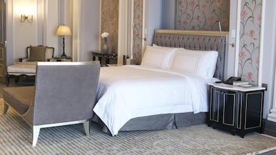 St Regis’s Sir Winston Churchill suite. Reem Mohammed / The National