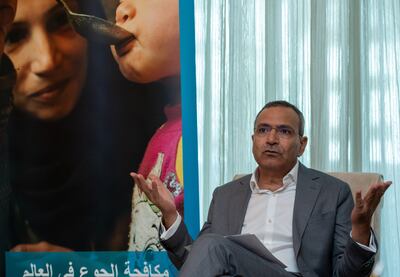 Mageed Yahia, World Food Programme representative to the GCC region. Photo: The National