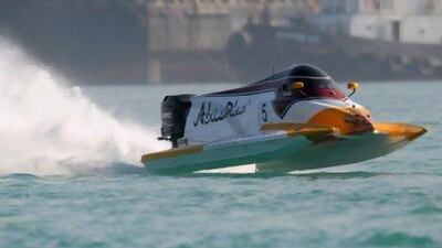 Thani al Qamzi during practice for last week's Abu Dhabi Grand Prix. Vittorio Ubertone / Idea Marketing