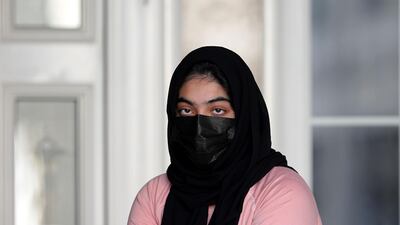 Hajera Qudoos is now a Grade 11 pupil. Her uncle donated a kidney to her. Chris Whiteoak / The National