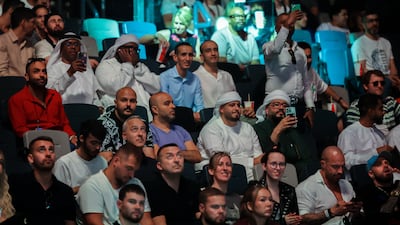 Fans at the Etihad Arena