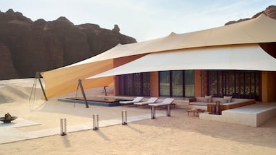 The back deck of a two-bedroom villa.