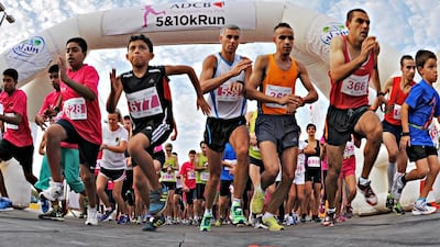 Almost half of respondents aged between 25 and 29 said they run. Jeff Topping for The National