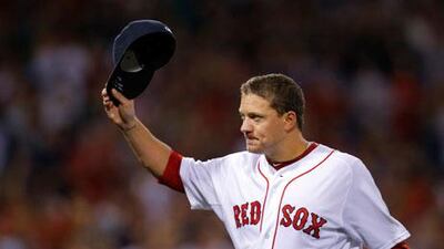 Jake Peavy struck out seven and walked two against the Arizona Diamondbacks. Brian Snyder / Reuters