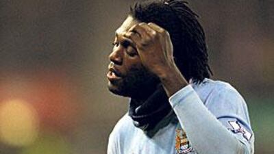 Emmanuel Adebayor has missed seven matches this season through suspension.