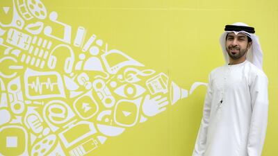 Abdulla Al Sharhan, an illustrator and co-founder of the animation company Ajyaal Media, wants to grow beyond the UAE and reach viewers across the Arabian Gulf and even worldwide. Christopher Pike / The National