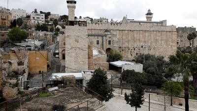 The Muslim Ibrahimi Mosque, adjoining the Jewish Tomb of the Patriarchs, in Hebron in the Israeli-occupied West Bank. Reuters