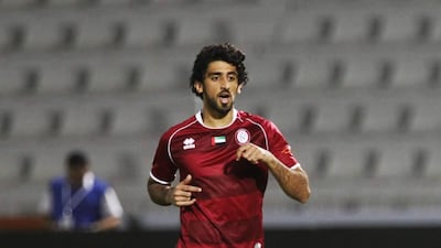 Hamdan Al Kamali has seen a decline in his international career since 2012. Razan Alzayani / The National