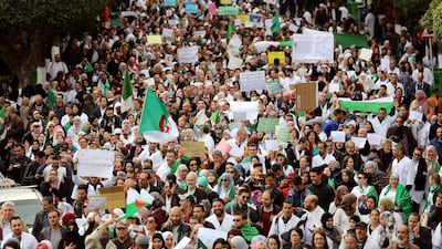 Protests have been ongoing for weeks demand that Algerian President Abdelaziz Bouteflika resign. Reuters