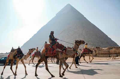 Travellers to Egypt don't need a PCR test for entry. AFP