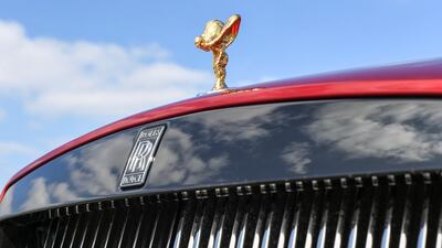 A golden-toned Spirit of Ecstasy marks the top of the Ghost's grille. Khushnum Bhandari for The National