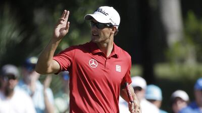 Adam Scott finished in a tie for 38th at the Players Championship earlier in May. His best finish of 2014 was third at March's Arnold Palmer Invitational. John Raoux / AP