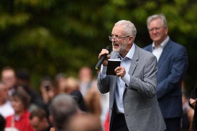 Britain's opposition Labour party leader Jeremy Corbyn has a history of Euroscepticism but has recently come round to the idea of a second referendum. AFP