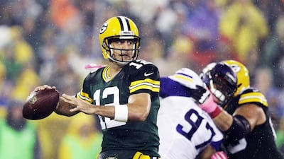 As good as the Green Bay Packers have played on offence, quarterback Aaron Rodgers says they can improve. Tom Lynn / AP Photo